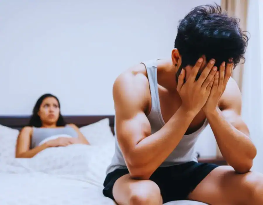 Image of upset man in need of erectile dysfunction treatment Maidenhead