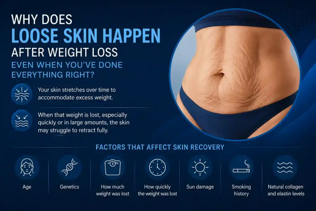Why Does Loose Skin Happen After Weight Loss Even When You’ve Done Everything Right Maidenhead?